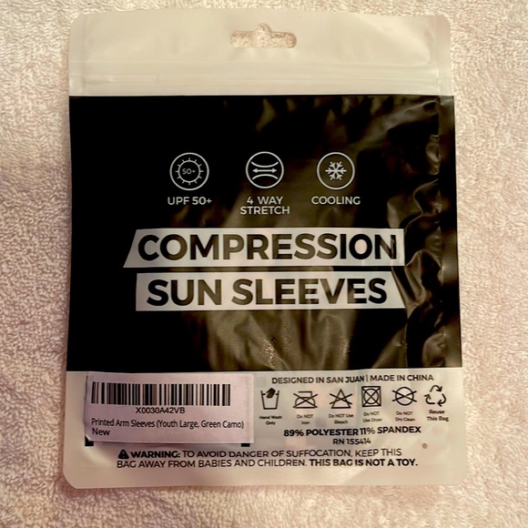 *NWT Tough Outdoors Sports Compression Arm Sleeves Camo baseball basketball - Picture 2 of 4